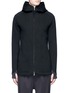Main View - Click To Enlarge - THE VIRIDI-ANNE - Thumbhole cuff cotton zip hoodie