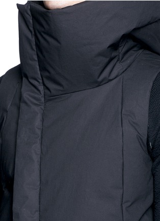 Detail View - Click To Enlarge - THE VIRIDI-ANNE - Asymmetric zip down puffer vest
