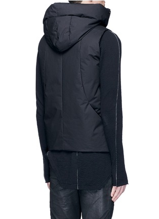 Back View - Click To Enlarge - THE VIRIDI-ANNE - Asymmetric zip down puffer vest