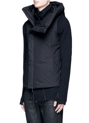 Front View - Click To Enlarge - THE VIRIDI-ANNE - Asymmetric zip down puffer vest