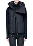 Main View - Click To Enlarge - THE VIRIDI-ANNE - Asymmetric zip down puffer vest