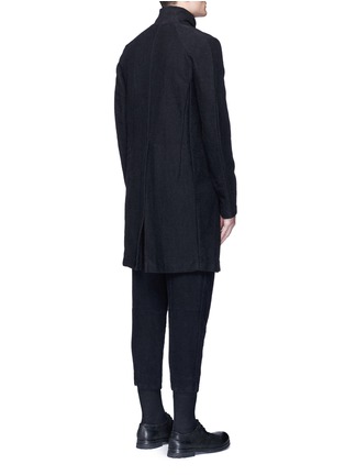 Back View - Click To Enlarge - THE VIRIDI-ANNE - Textured cotton coat