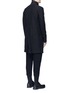 Back View - Click To Enlarge - THE VIRIDI-ANNE - Textured cotton coat