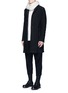 Figure View - Click To Enlarge - THE VIRIDI-ANNE - Textured cotton coat