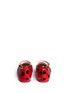 Back View - Click To Enlarge - SOPHIA WEBSTER - 'Bibi Butterfly' polka dot print patent leather toddler ballerina flats