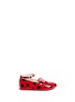 Main View - Click To Enlarge - SOPHIA WEBSTER - 'Bibi Butterfly' polka dot print patent leather toddler ballerina flats