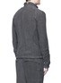 Back View - Click To Enlarge - THE VIRIDI-ANNE - Textured cotton zip jacket