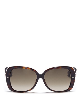 Main View - Click To Enlarge - DIOR - Oversized tortoiseshell sunglasses
