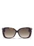 Main View - Click To Enlarge - DIOR - Oversized tortoiseshell sunglasses