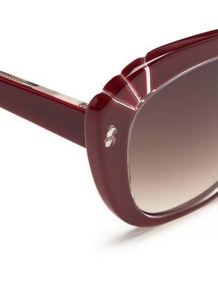 Detail View - Click To Enlarge - ALEXANDER MCQUEEN - Square cat-eye sunglasses