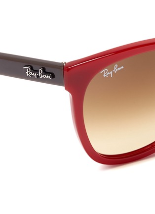 Detail View - Click To Enlarge - RAY-BAN - 'Original Wayfarer' colourblock acetate sunglasses
