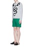 Figure View - Click To Enlarge - GUCCI - Floral and snake embroidery sweatshirt