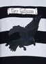 Detail View - Click To Enlarge - GUCCI - Bird embroidery rugby stripe sweatshirt