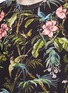 Detail View - Click To Enlarge - GUCCI - Floral embroidery tropical print sweatshirt