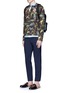 Figure View - Click To Enlarge - GUCCI - Floral embroidery tropical print sweatshirt