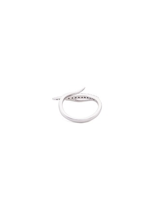 Figure View - Click To Enlarge - CRISTINAORTIZ - Diamond 18k white gold wing ring