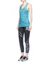 Figure View - Click To Enlarge - 2XU - 'Elite Compression' logo print performance tights