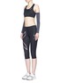 Figure View - Click To Enlarge - 2XU - '3/4 Compression' logo print performance tights