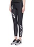 Front View - Click To Enlarge - 2XU - 'Compression' metallic logo print performance tights