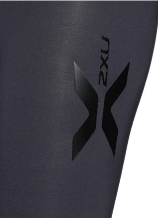 Detail View - Click To Enlarge - 2XU - '3/4 Compression' logo print performance tights