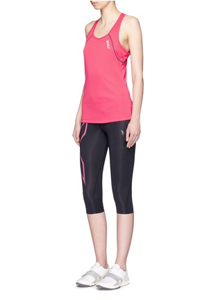 Figure View - Click To Enlarge - 2XU - '3/4 Compression' logo print performance tights