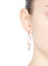 Figure View - Click To Enlarge - W. BRITT - 'Cog Hoops' rivet stud earrings