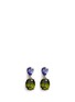 Main View - Click To Enlarge - CZ BY KENNETH JAY LANE - Contrast cubic zirconia stud earrings