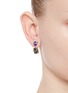 Figure View - Click To Enlarge - CZ BY KENNETH JAY LANE - Contrast cubic zirconia stud earrings