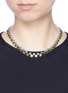Figure View - Click To Enlarge - CZ BY KENNETH JAY LANE - Graduating stacked brilliant cut cubic zirconia necklace