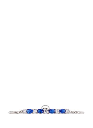 Main View - Click To Enlarge - CZ BY KENNETH JAY LANE - 'Shamballa' cubic zirconia toggle bracelet