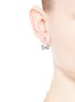 Figure View - Click To Enlarge - CZ BY KENNETH JAY LANE - Cubic zirconia jacket earrings