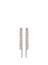 Main View - Click To Enlarge - CZ BY KENNETH JAY LANE - Cubic zirconia pavé bar fringe earrings