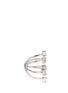 Figure View - Click To Enlarge - CZ BY KENNETH JAY LANE - Mix cubic zirconia caged open ring