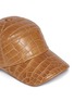 Detail View - Click To Enlarge - STALVEY - Alligator leather baseball cap