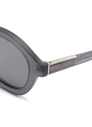 Detail View - Click To Enlarge - 3.1 PHILLIP LIM - x Linda Farrow frosted acetate sunglasses