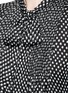 Detail View - Click To Enlarge - DIANE VON FURSTENBERG - 'Marjorie' polka dot silk georgette pussybow blouse