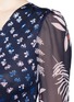 Detail View - Click To Enlarge - DIANE VON FURSTENBERG - 'Sigourney Two' daisy print silk combo wrap dress