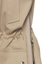 Detail View - Click To Enlarge - GIVENCHY - Side zip cotton-blend drawstring parka