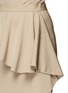 Detail View - Click To Enlarge - GIVENCHY - Asymmetric ruffle slit midi skirt
