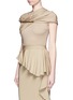 Front View - Click To Enlarge - GIVENCHY - Asymmetric ruffle slit midi skirt