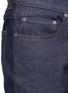 Detail View - Click To Enlarge - ACNE STUDIOS - 'Ace Str' raw stretch denim skinny jeans