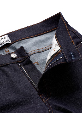 - ACNE STUDIOS - 'Ace Str' raw stretch denim skinny jeans