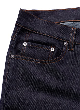  - ACNE STUDIOS - 'Ace Str' raw stretch denim skinny jeans