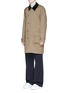 Figure View - Click To Enlarge - ACNE STUDIOS - 'Marius' corduroy collar field coat