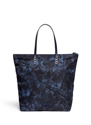 Back View - Click To Enlarge - VALENTINO GARAVANI - 'Night Camubutterfly' shopper tote