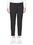 Main View - Click To Enlarge - NEIL BARRETT - Zip cuff virgin wool blend cropped pants