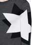 Detail View - Click To Enlarge - NEIL BARRETT - Double star Merino wool sweater