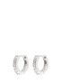 Main View - Click To Enlarge - CZ BY KENNETH JAY LANE - Brilliant cut cubic zirconia hoop earrings
