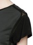 Detail View - Click To Enlarge - 3.1 PHILLIP LIM - Silk trim cotton jersey T-shirt