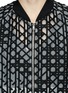 Detail View - Click To Enlarge - 3.1 PHILLIP LIM - Caning embroidery drawstring hem bomber jacket